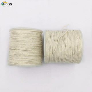 Dây cotton macrame 1mm tự nhiên, dùng đan móc treo cây, làm dây đan