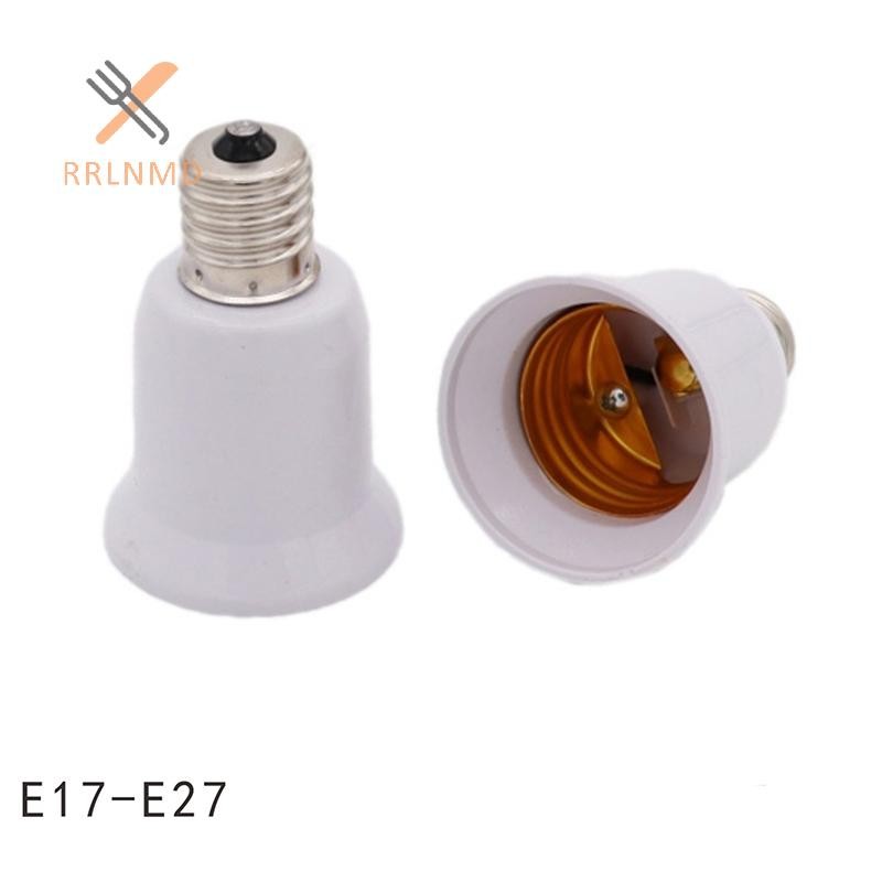 Ổ cắm đèn RRLNMD E17 E17 sang E27 LED Halogen CFL Bóng đèn Bộ chuyển đổi đèn MỚI
