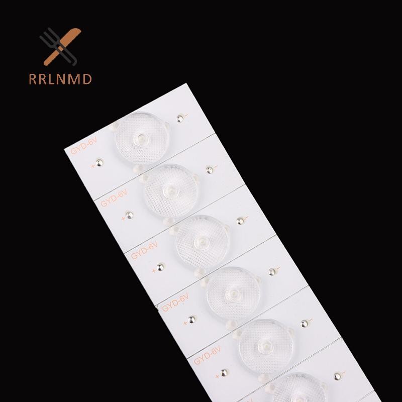 RRLNMD 10 Chiếc Hạt LED 3V 6V LCD TV LED Hạt Ánh Sáng SMD Hạt Đa Năng Cắt Nhôm Tivi Đèn Nền Dải Cho 32-65 Inch LED TV Sửa Chữa MỚI