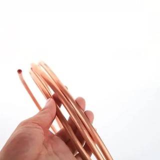 Cuộn dây ống đồng mềm 1-10Meter OD 2 / 3 / 4 / 5 / 6 / 8 / 9 / 10 / 12mm 99,9% Đồng nguyên chất Ống điều hòa làm mát Đồ thủ công DIY