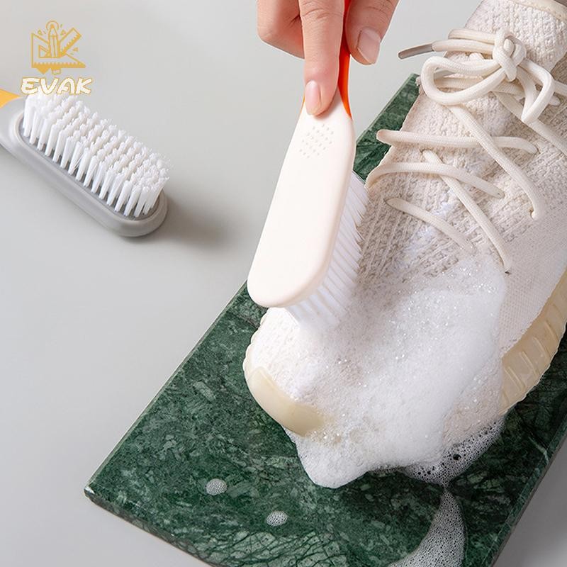 Alittlesetrtu Tay Cầm Dài Chà Bàn Chải Lông Mềm Giặt Quần Áo Giày Chà Bàn Chải Nhựa Di Động Bàn Chải Làm Sạch Cho Nhà Bếp Phòng Tắm VN