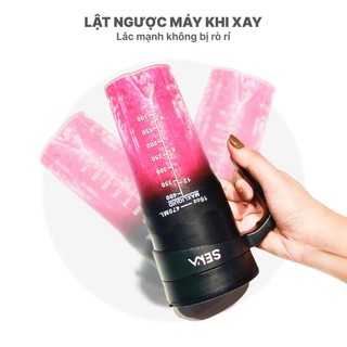 Máy Xay Sinh Tố Cầm Tay Mini SEKA – Xay Được Đá, Dung Tích 470ml,Công Suất 150W Pin 4000mAh, Lưỡi SUS304