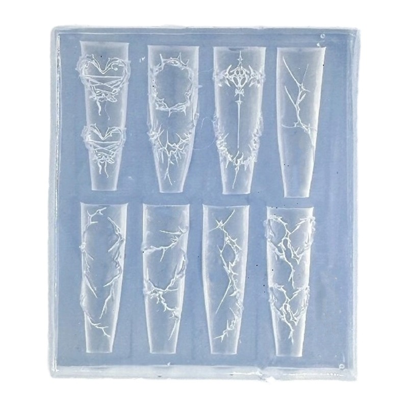 ⚝⚝Richh Silicone Móng Tay Hoa Khuôn Dụng Cụ Cho Đồ Trang Sức Thủ Công DIY Và Trang Trí Móng Tay Nghệ Thuật