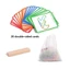 DARON Nhẫn Xếp Hình Montessori, Trò Chơi Thông Minh Gậy Và Nhẫn Gậy Gỗ Xếp Hình, Huấn Luyện Tư Duy Logic Giáo Dục Sáng Tạo Đồ Chơi Trò Chơi Bằng Gỗ Nhiều Màu Sắc Trẻ Em