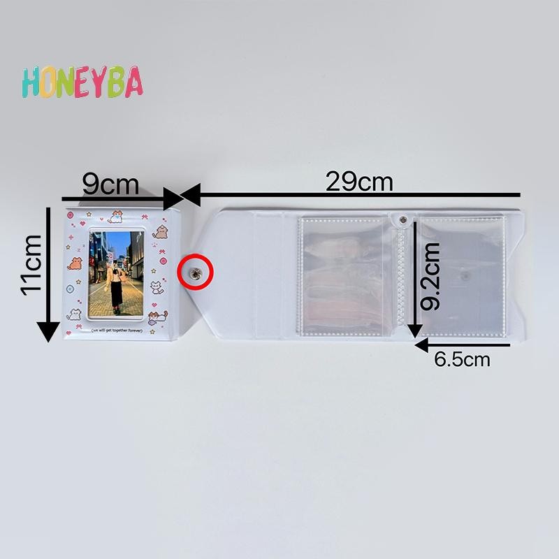 < Honeyba > Hộp đựng thẻ ảnh 3 Inch 40 khe cắm Kpop Chất kết dính thần tượng Bưu thiếp Lomo Card Album ảnh Bộ sưu tập thẻ Chất kết dính Photocards
