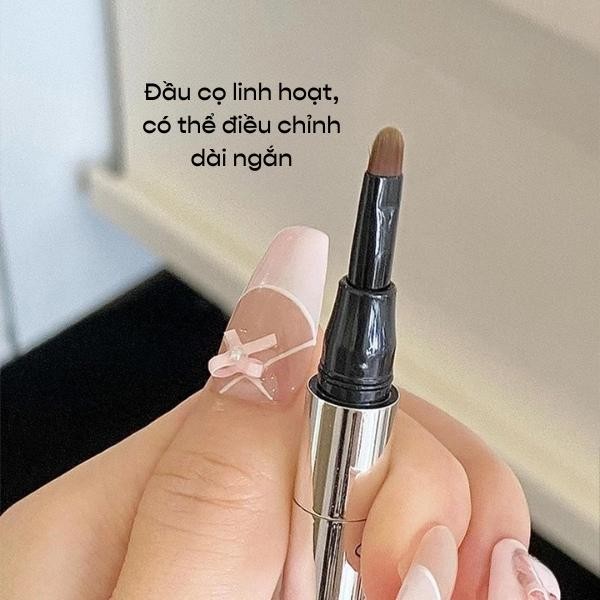 Bút Kẻ Bọng Mắt 2 Đầu FLORTTE, Bút Kẻ Mắt Tạo Khối và Bắt Sáng Tự Nhiên Không Trôi