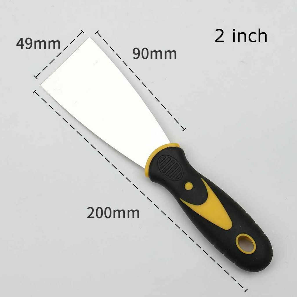 Dao sủi thép không gỉ - Dao cạo sơn chính hãng Deli - Xẻng cạo vệ sinh bề mặt