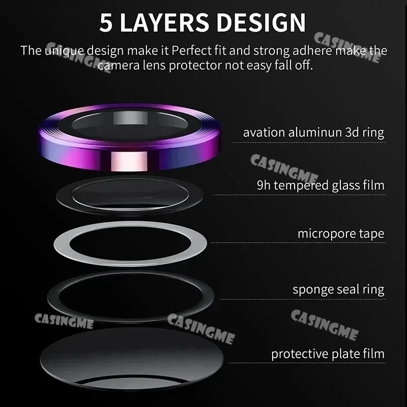 Dành Cho Samsung Z Fold 7 5G 2025 Bảo Vệ Ống Kính Máy Ảnh Kim Loại Vòng Dành Cho Samsung Galaxy Z Fold7 Flip7 Gấp Lật 7 6 2025 Camera Kính Cường Lực Bảo Vệ