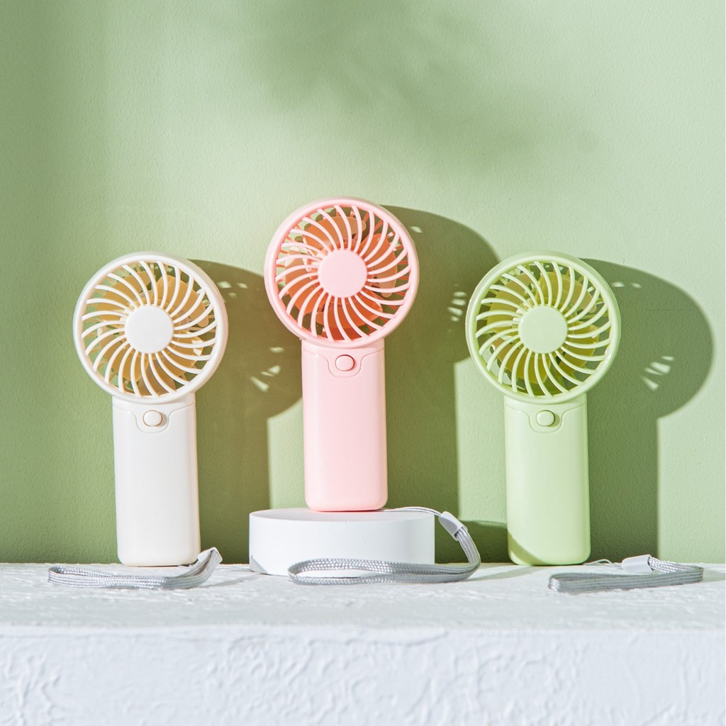 Quạt Nhỏ Cầm Tay Mini Di Động Ký Túc Xá Sinh Viên Để Bàn Quạt Cắm Trại Ngoài Trời Quạt Cầm Tay