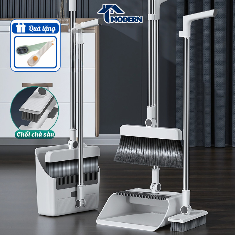 Bộ Chổi Quét Nhà Kèm Hót Rác 3in1 Đa Năng MODERN Tích Hợp Chổi Chà Sàn ...