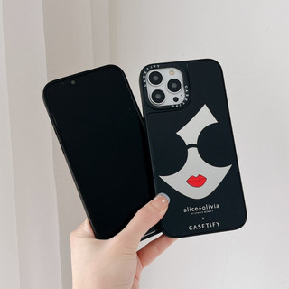 Ốp lưng gương cho iPhone 16 15 14 13 12 11ProMax X XR XS, kính Alice, cô gái hoạt hình, chống sốc