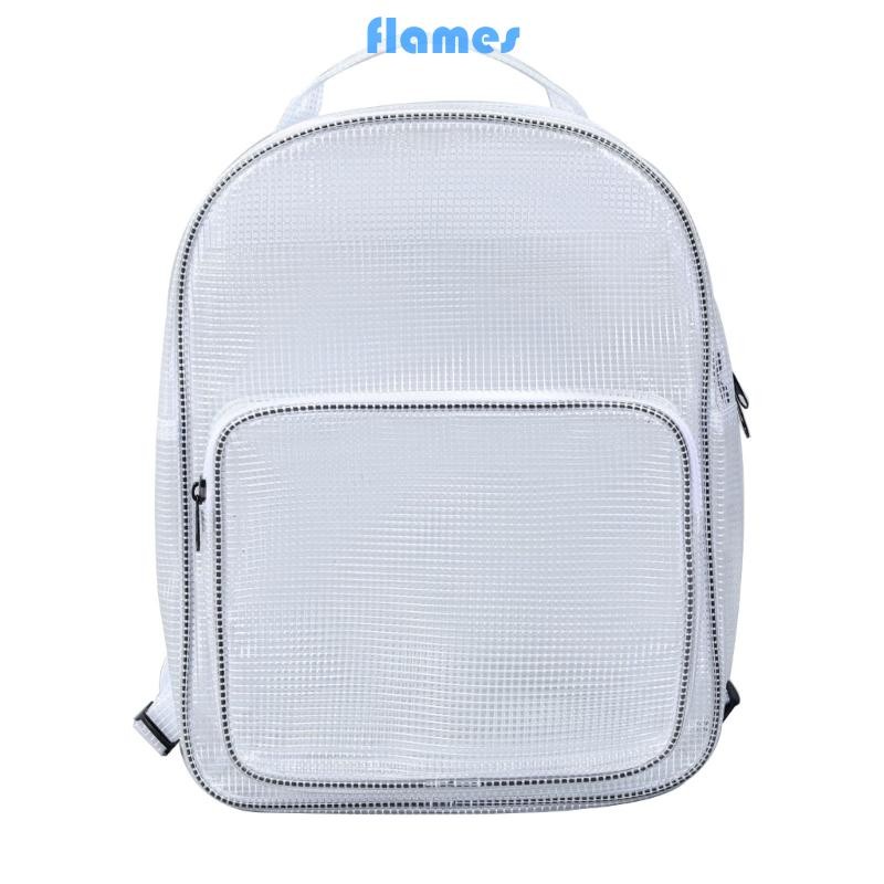 FL 17inch Ba lô PVC trong suốt chống tĩnh điện Kỹ sư phòng sạch Túi đựng dụng cụ Full Cover PVC