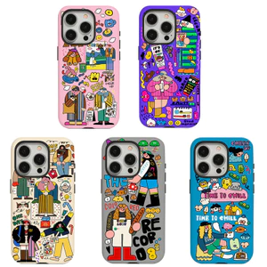 Ốp Điện Thoại IPhone 16 Vỏ Bảo Vệ Phim Hàn Quốc Chính Hãng Cô Gái 15 promax Graffiti Phong Cách Đơn Giản 14 Pro Thân Thiện Với Da Chống Sốc Bảo Vệ Toàn Diện