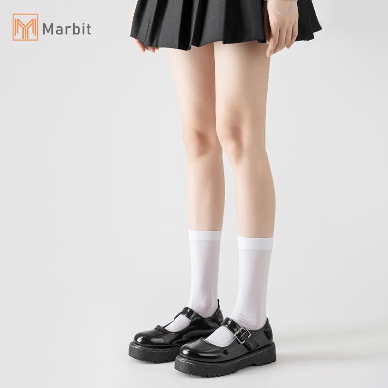 Marbit Mùa Hè Thoáng Khí Bắp Chân Áp Lực Tất Jk Khử Mùi Mồ Hôi Đầu Gối Tất Mới