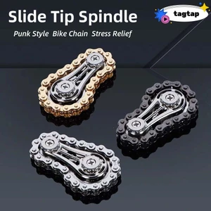 INNEW Bánh xích Fidget Spinner, Giảm căng thẳng Antistress Lo âu Bánh đà Con quay đầu ngón tay, Thời trang Mới lạ EDC Spinner Dây xích bền Fidget Spinner Người lớn