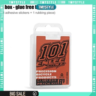 Bộ 8 miếng vá tự dính và miếng đánh bóng cho lốp xe đạp MTB