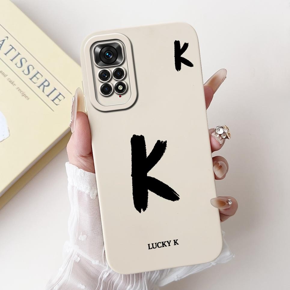 Dành Cho Xiaomi Redmi Note 11 11S / Note 11 Pro 4G 5G / Note 11 Pro + 5G Ấn Độ Ốp Điện Thoại TPU Mềm Vỏ Silicon Họa Tiết Chữ Chống Sốc