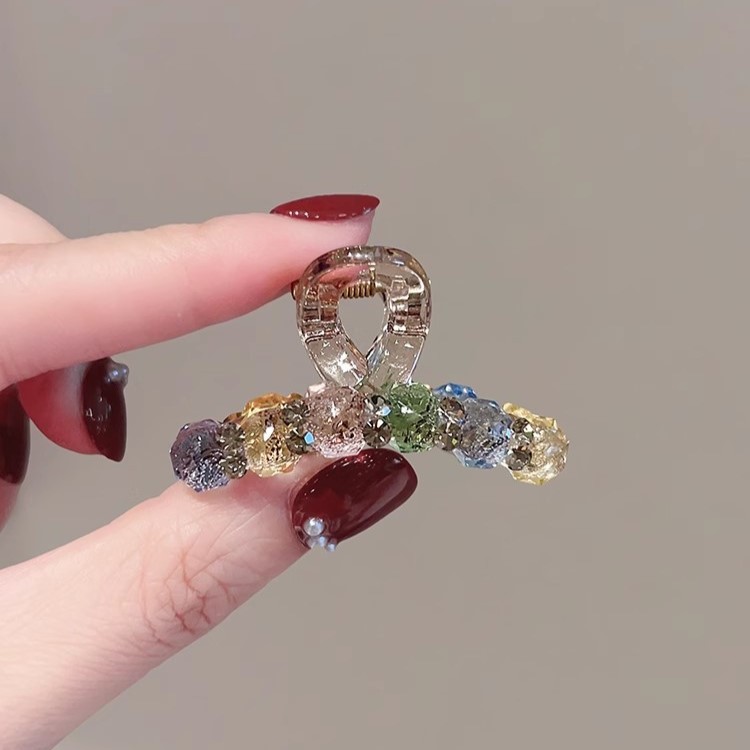 Kẹp tóc pha lê Mini cá mập thời trang