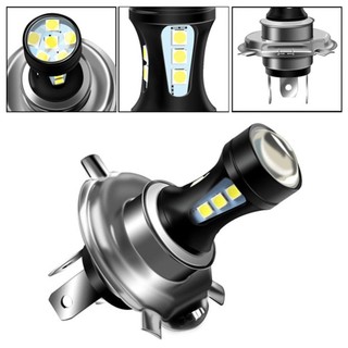 LOOKSHOW 12V 6000K 3030 18SMD Đèn Pha LED Ô Tô Bóng Đèn Sương Mù H4 Tự Động Lái Xe Chạy Đèn Pha Xe Máy M4T3