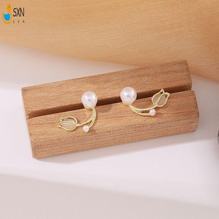 Thời Trang Hoa Ngọc Trai Tai Móc Thanh Lịch Quyến Rũ Ngọc Trai Hoa Tai Cô Gái Quà Tặng Sinh Nhật Quà Tặng Quà Giáng Sinh