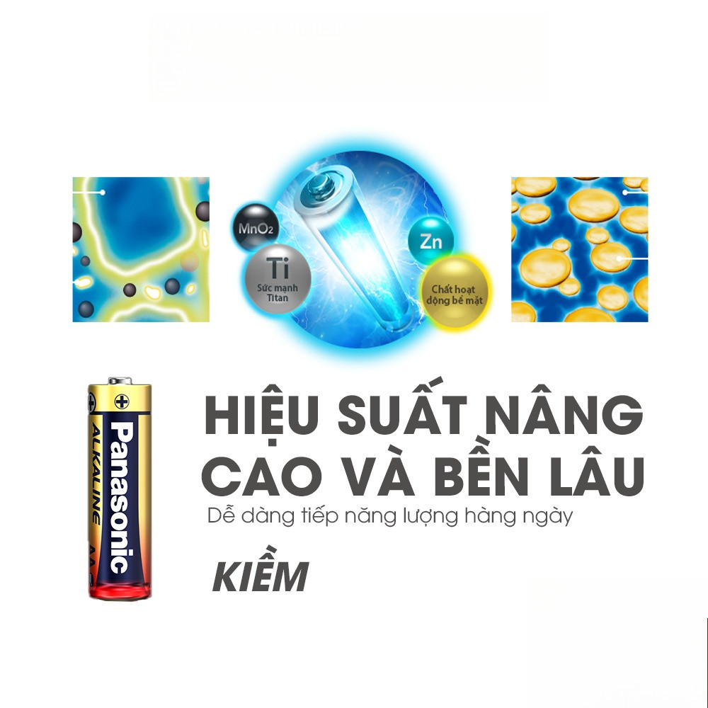 Product image Pin Panasonic Alkaline AA / AAA ( LR6T / LR03T) 1 Vỉ 2 Viên - Hàng Chính Hãng 3