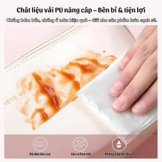 Bunnies House Túi Gối Đựng Make Up – Nhỏ Gọn Tinh Tế, Không Thấm Nước, Siêu Đẹp Cho Phái Nữ