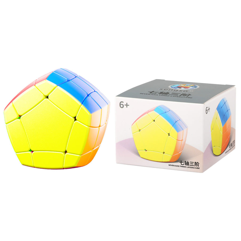 Shengshou 7-Axis 3x3 Cube Professional Stickerless Puzzle Toy Children ...
