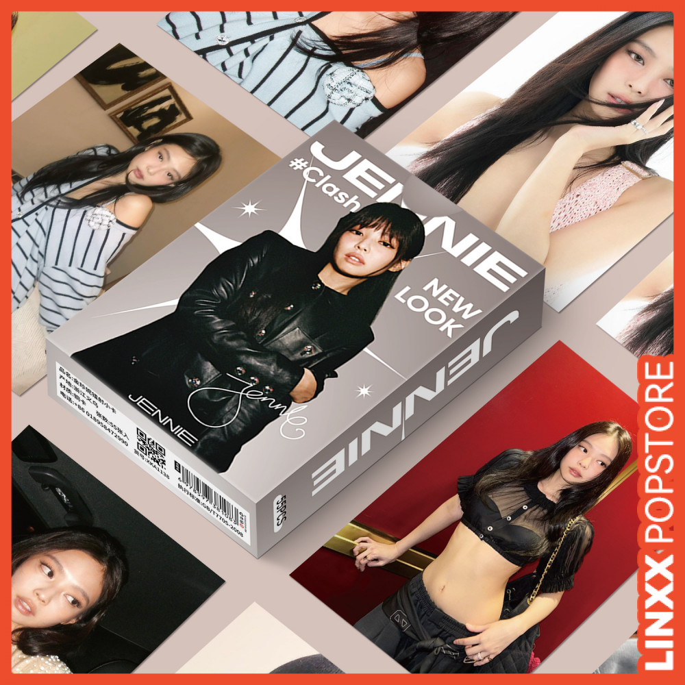 LINXX 55 Chiếc Blackpink Jennie Kim Selfie Lomo Cards HD Hình Ảnh Kpop Laser Photo Cards Bộ Sưu Tập Quạt Hàng Hóa Sưu Tập