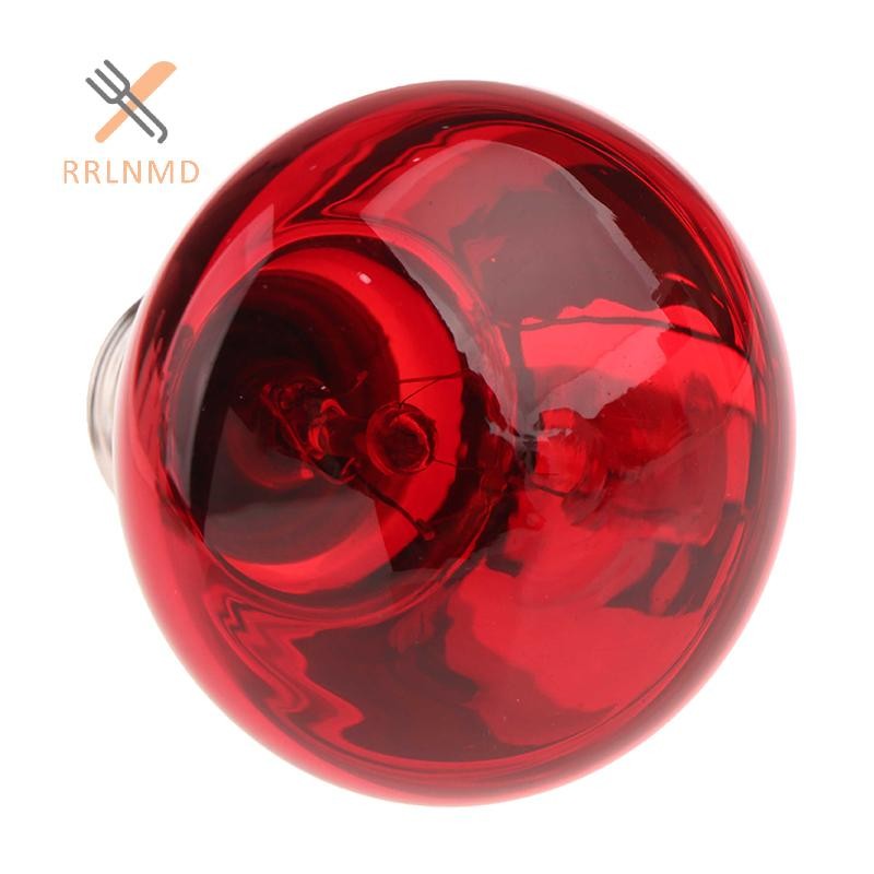 RRLNMD 25 / 40 / 50 / 60 / 75 / 100W E27 Bóng đèn gia cầm UVA Đèn ngủ hồng ngoại Ngày gia cầm Bóng đèn sưởi ấm cho thực vật Động vật lưỡng cư Thú cưng bò sát MỚI