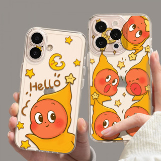 Ốp điện thoại Star People Say hello cho iPhone 11, / 16 12 / 13 / 14 / 15pro Max, cá tính sáng tạo thú vị. Vỏ trong suốt, chống thấm nước, chống sốc, vỏ bảo vệ