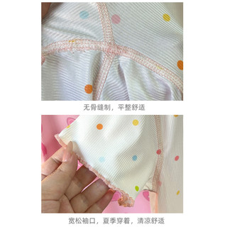 (6m-18Yrs) Váy ngủ phong cách Hàn Quốc Váy ngủ mùa hè mỏng Chất liệu làm mát Bộ đồ ngủ ngọt ngào Bé gái