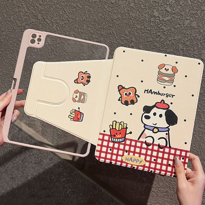 Vỏ bảo vệ cho Samsung Galaxy Tab A9 Plus S9plus / s10plus 12.4inch S7plus / S8plus Tab S6 lite 10.4inch Tab A7 lite S9 FE + S10ULTRA Vỏ Acrylic xoay có khe cắm bút