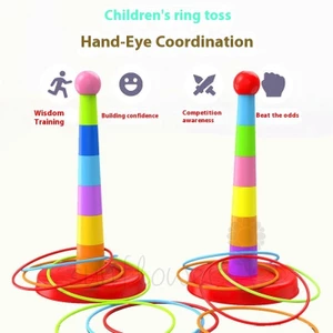 Nhẫn trẻ em Đồ chơi ném Nhẫn Trò chơi giáo dục tương tác giữa cha mẹ và con cái