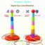 Nhẫn trẻ em Đồ chơi ném Nhẫn Trò chơi giáo dục tương tác giữa cha mẹ và con cái