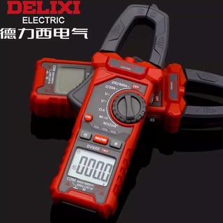 Delisi Kẹp Điện Đồng Hồ Đo Độ Chính Xác Cao Kỹ Thuật Số Kẹp Đồng Hồ Thông Minh Chống Cháy AC DC Kiểm Tra Dòng Điện V600
