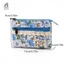 Túi đựng tiền xu hoa tươi thời trang bằng vải Cotton bốn lớp Ví nhỏ Ví đựng tiền xu Ví cầm tay cổ điển Túi đựng thẻ Mới