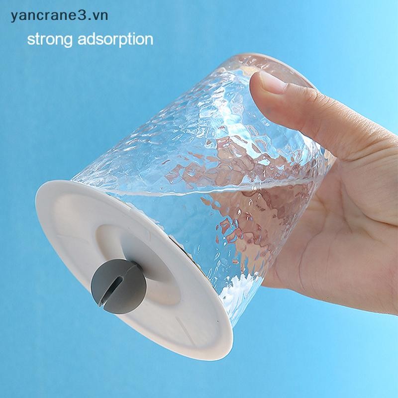 {YAN3} Nắp cốc silicon có thể tái sử dụng Vỏ cốc hút kín dễ thương Chống bụi Trà chống rò rỉ Nắp cà phê Nắp cốc Phụ kiện cốc {yancrane3.vn}