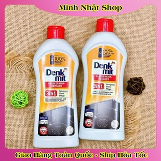 Dung dịch vệ sinh mặt kính bếp từ,bếp hồng ngoại Denkmit 3in1 300ml - Hàng nội địa đức