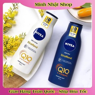 Dưỡng thể Nivea Q10 Vitamin C 400ML giúp sáng da, mềm mịn– Nội địa Đức Đủ Bill