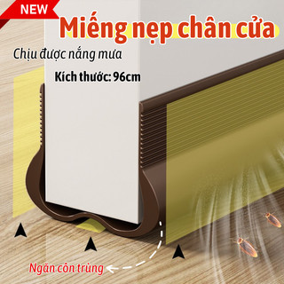 Bunnies House thanh chắn cửa – giảm ồn, chắn bụi, ngăn gió & côn trùng, dán dễ không khoan