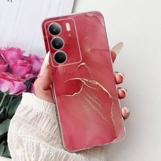 Vỏ Mềm Cho Realme C75 C75X 4G 2025 Ốp Lưng Mới Phong Cách Bướm Hoa Trong Suốt Ốp Lưng Cho RealmeC75 RealmeC75x Vỏ Điện Thoại