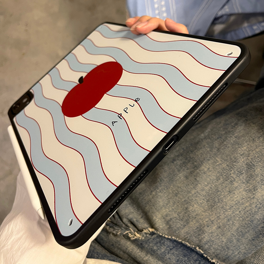 Vỏ cứng Acrylic One Apple Cover cho Mini6 Mini7 A17Pro IPad 5 6 7 8 9 10 11 A16 Air 2 3 4 5 6 Air 11 M2 Pro10.5 10.2 "Pro11 2018 2020 2021 2022 M4 Pro13 2024 2025
