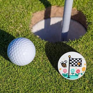 Hoa Dễ Thương Ong Cờ Men Mũ Golf Kẹp Sáng Tạo Ngộ nghĩnh Kim Loại Mũ Bóng Chày Pin Quà Tặng Cho Bạn Bè