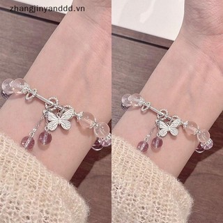 # yanddd # Thời trang Hàn Quốc Hạt pha lê ngọt ngào Vòng tay Mặt dây chuyền Vòng tay đính cườm Vòng tay quyến rũ Phụ kiện trang sức dự tiệc cho bé gái.