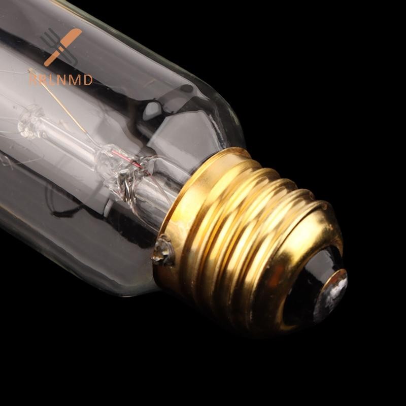 RRLNMD E27 Bóng đèn hình ống vít 24V 220V 40W 60W Bóng đèn sợi đốt Ampoule Đèn chiếu sáng Con tàu Điều hướng Bóng đèn MỚI