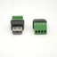 Bộ chuyển đổi đầu cuối vít BTM USB 2 0 A Nam Thiết kế không hàn để mở rộng dữ liệu và ứng dụng DIY cho Insta