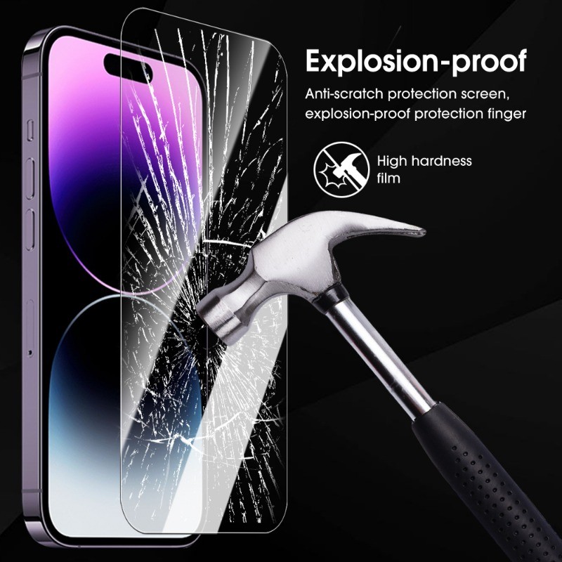 Phim Chống Trầy Xước Dễ Dàng Lắp Đặt Cho IPhone 16 Series - Phim Kính Cường Lực Chống Vỡ - HD Clear Full Cover Bảo Vệ Màn Hình