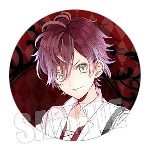 HK1 DIABOLIK LOVERS Tinplate Huy hiệu Shu SAKAKI Phụ kiện Anime Ngoại vi KH1
