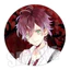 SQ11 DIABOLIK LOVERS Tinplate Huy hiệu Shu SAKAMAKI Phụ kiện Anime Ngoại vi
