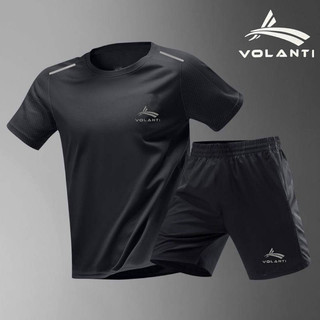 Worrandi Volanti Training Summer Quick-Drying Outfit Running Sports Short-Sleeved Shorts Three-Point Men's and Women's Marathon 5dsJ